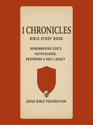 cover image of 1 Chronicles Bible Study Book